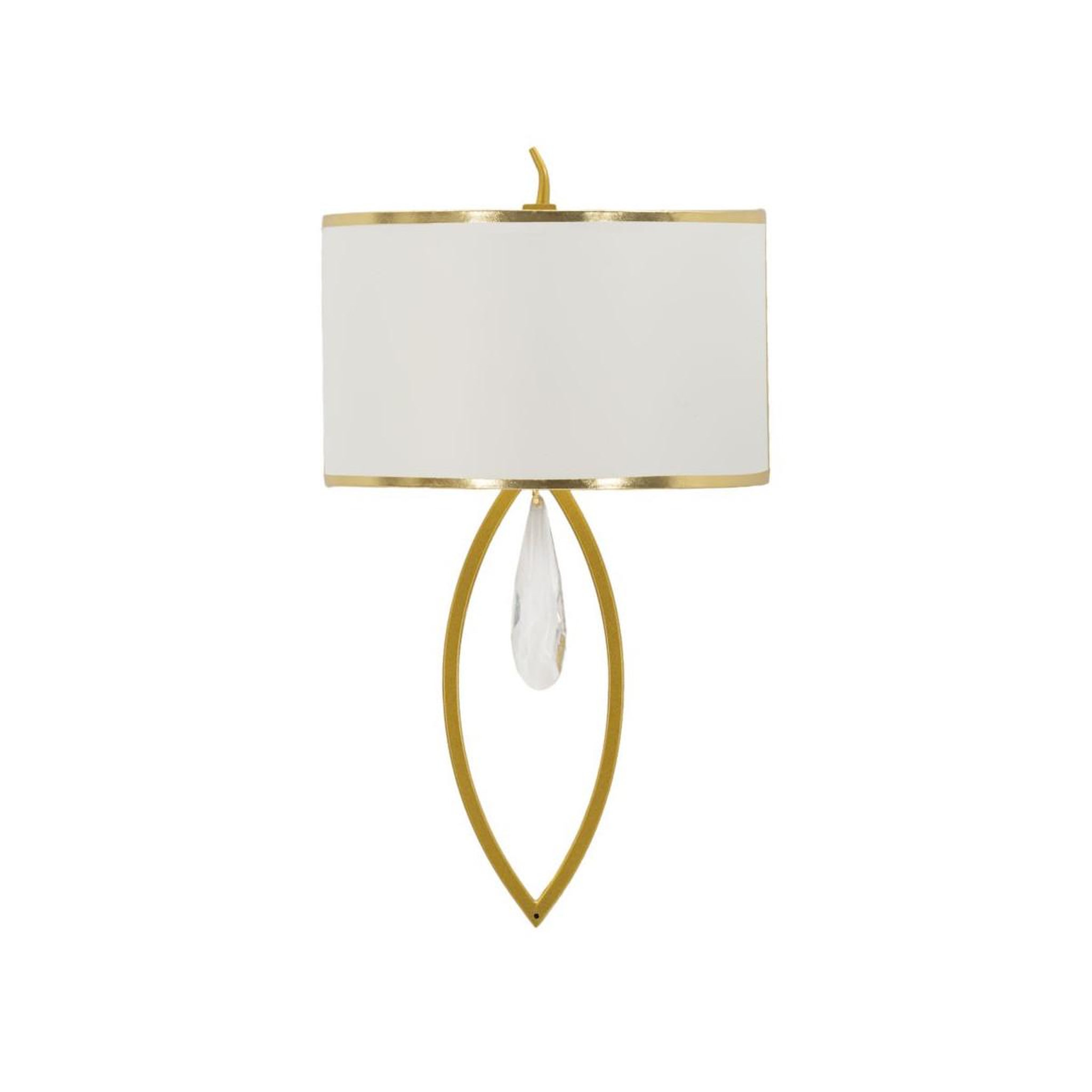 Paris Prix Applique Murale  Vienna  50cm Blanc & Or