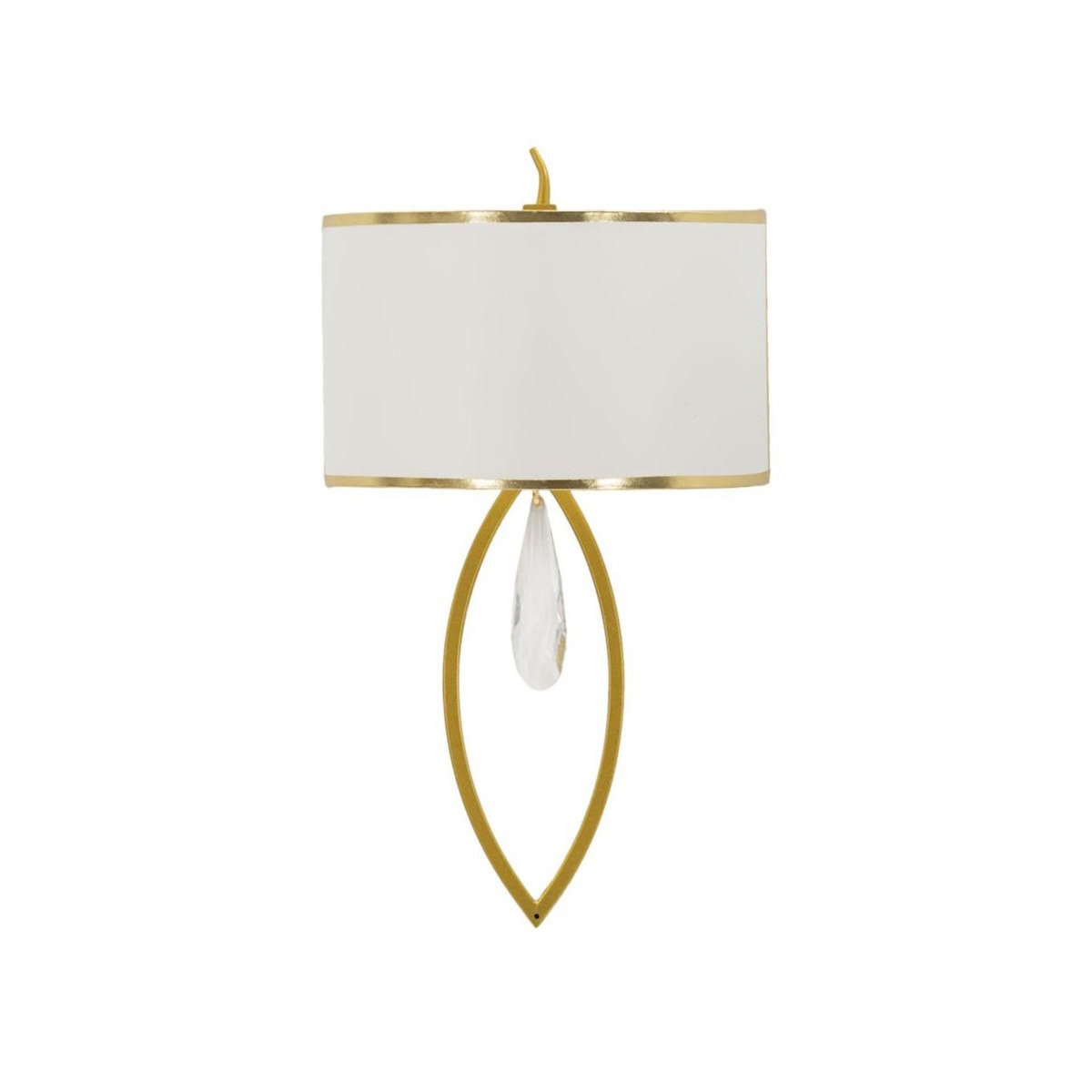 Paris Prix Applique Murale  Vienna  50cm Blanc & Or
