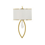 Paris Prix Applique Murale  Vienna  50cm Blanc & Or