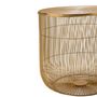Voir la diapositive 2 : Paris Prix Lot de 2 Tables d'Appoint  Panier  49cm Or