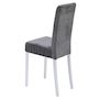 Voir la diapositive 5 : BEST MOBILIER Gemma - lot de 2 chaises - en velours côtelé