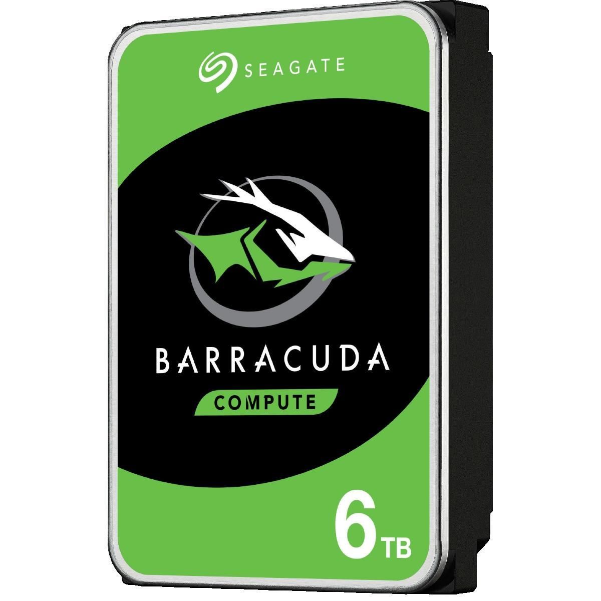 Seagate Disque dur interne Seagate BarraCuda 6 To