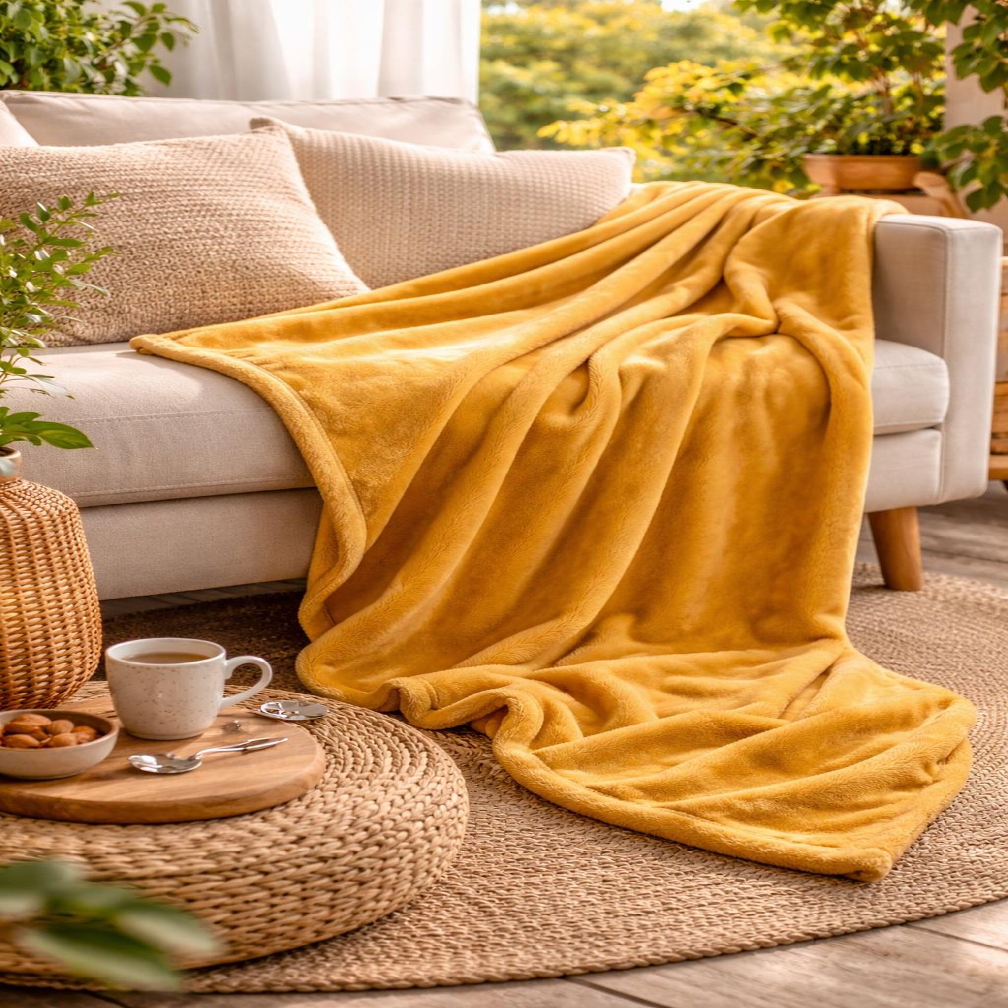 Voir la diapositive 2 : Eden Plaid flanelle douceur design et moderne