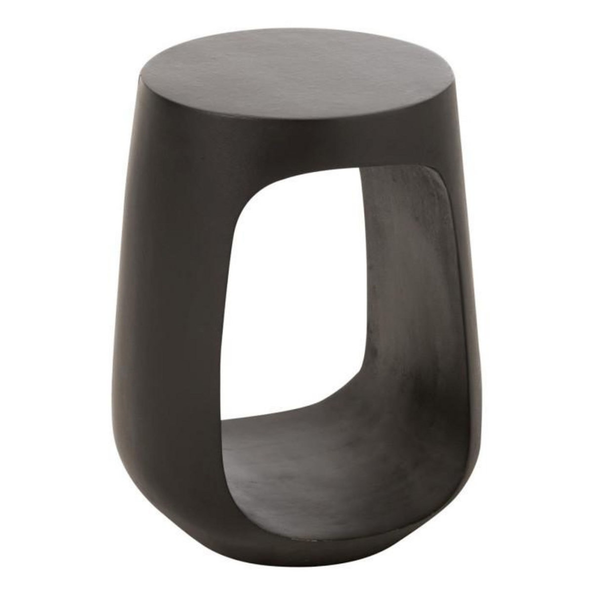Paris Prix Table d'Appoint Design en Bois  Cave  46cm Noir