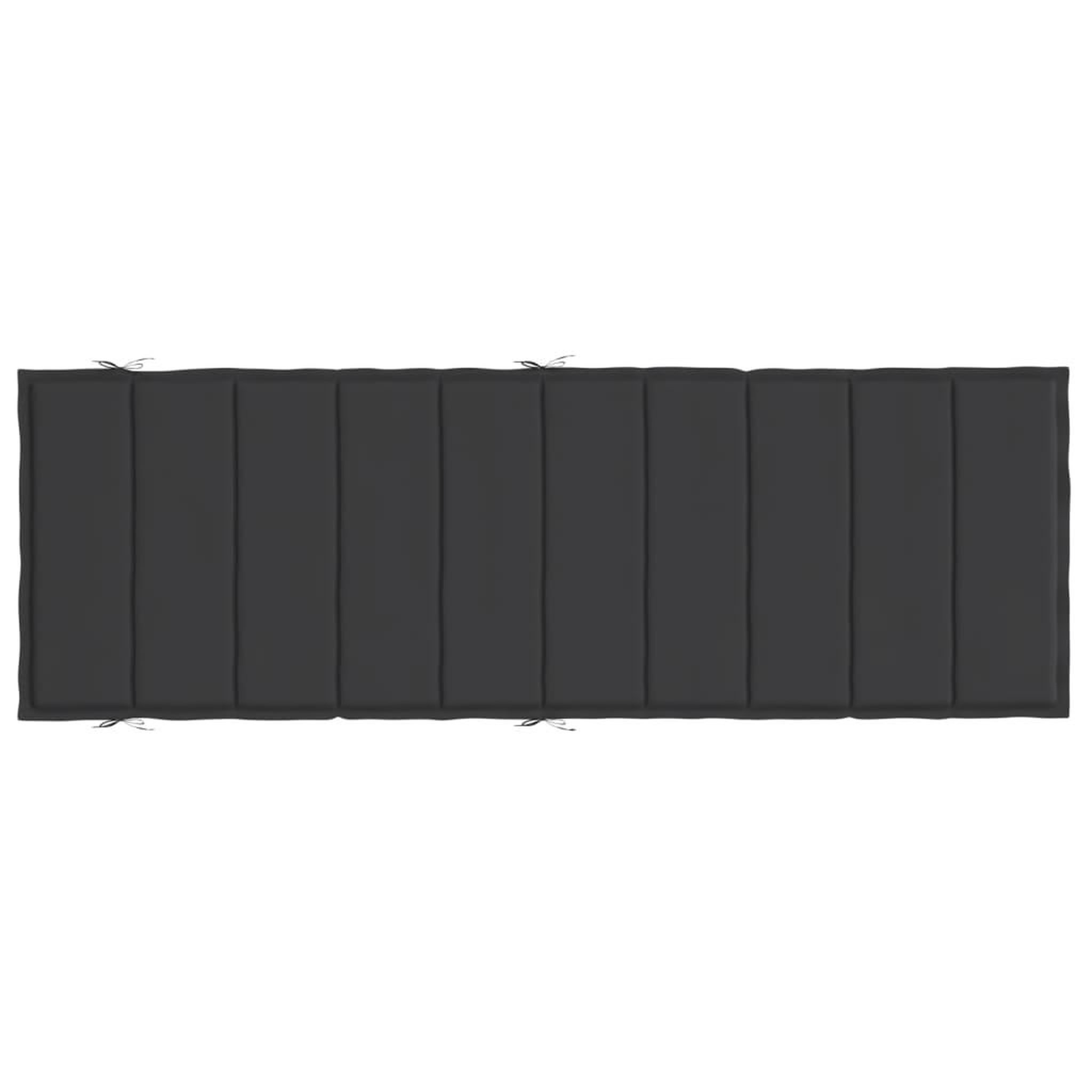 Voir la diapositive 5 : VIDAXL Coussin de chaise longue noir 186x58x3 cm tissu oxford