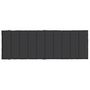 Voir la diapositive 5 : VIDAXL Coussin de chaise longue noir 186x58x3 cm tissu oxford