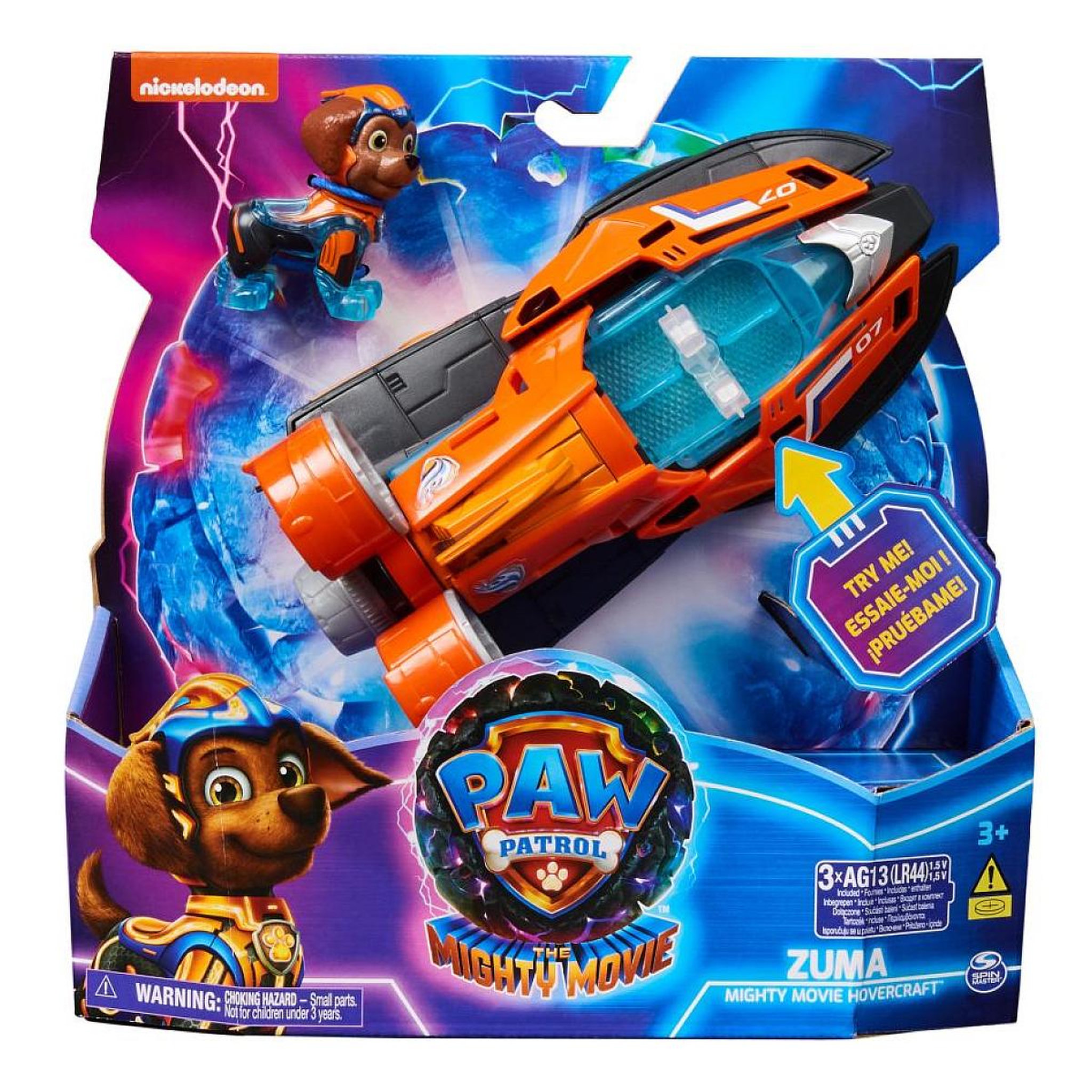 SpinMaster Vehicule + figurine zuma la super patrouille - le film