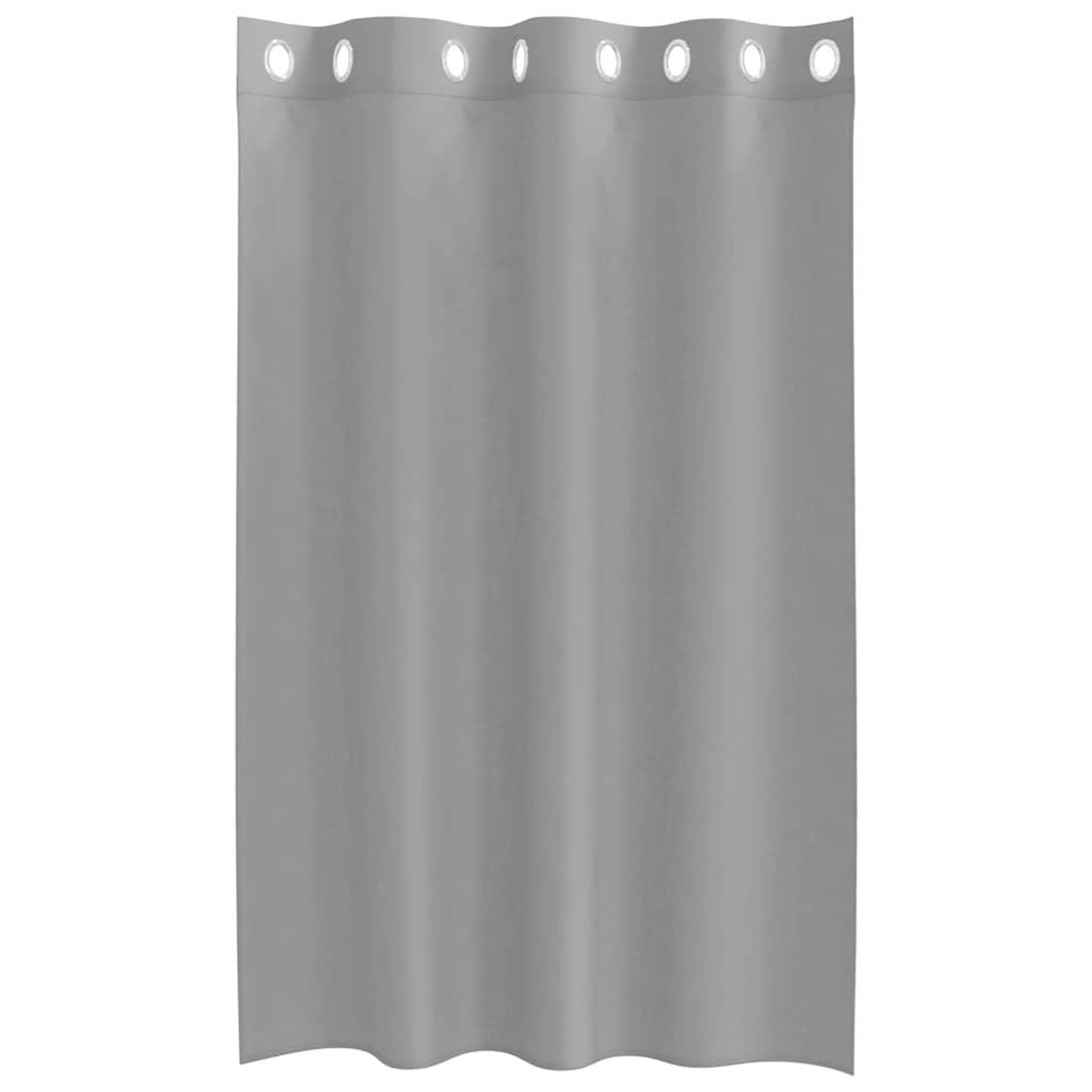 Voir la diapositive 4 : VIDAXL Rideaux en voile avec œillets 2 pcs gris clair 140x175 cm