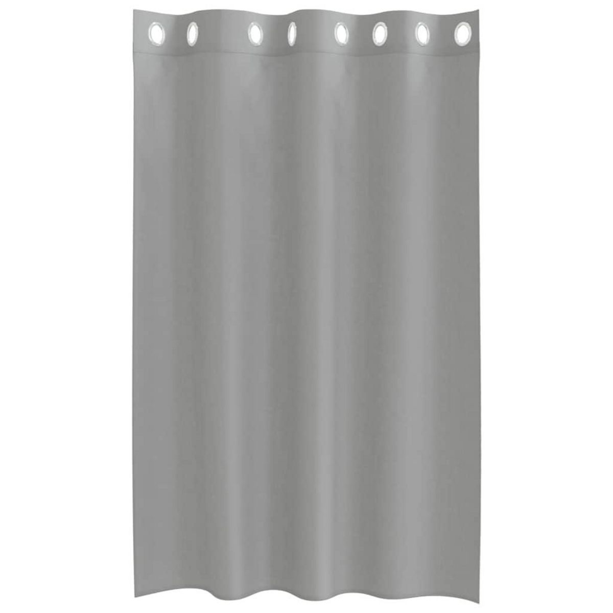 VIDAXL Rideaux en voile avec œillets 2 pcs gris clair 140x175 cm