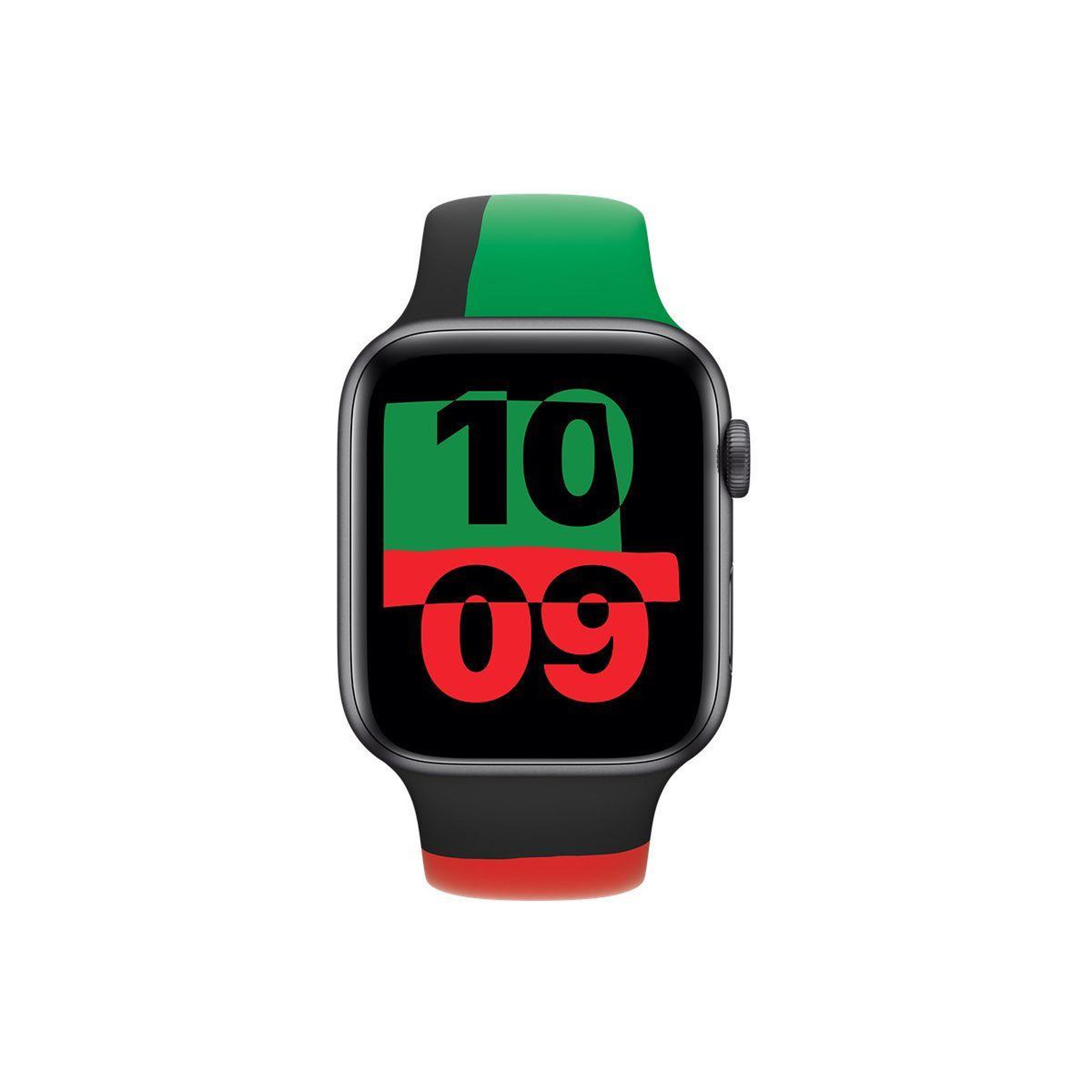 Voir la diapositive 3 : APPLE Bracelet Watch 44mm Sport Black Unity S/M