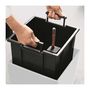 Voir la diapositive 3 : LECHUZA Cubico alto Premium 40 - Kit complet, blanc brillant 105 cm