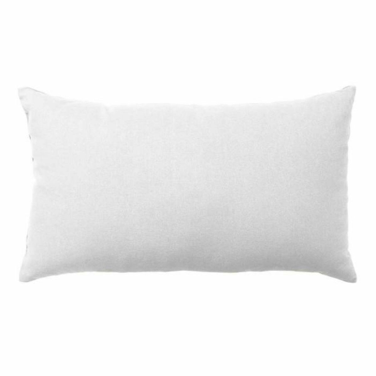 Paris Prix Coussin Déco Uni  Panama  30x50cm Blanc