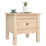Voir la diapositive 4 : VIDAXL Table d'appoint 40x40x39 cm Bois massif de pin