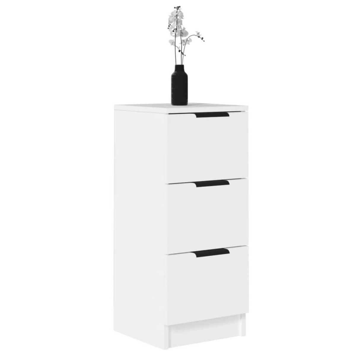 VIDAXL Buffet Blanc 30x30x70 cm Bois d'ingenierie