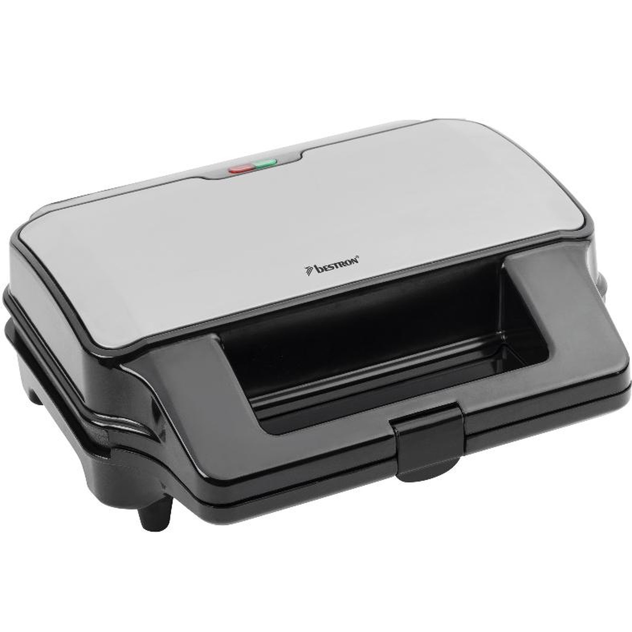 Bestron Croque-gaufre-gril 3en1 900w noir/inox - ASG90XXL