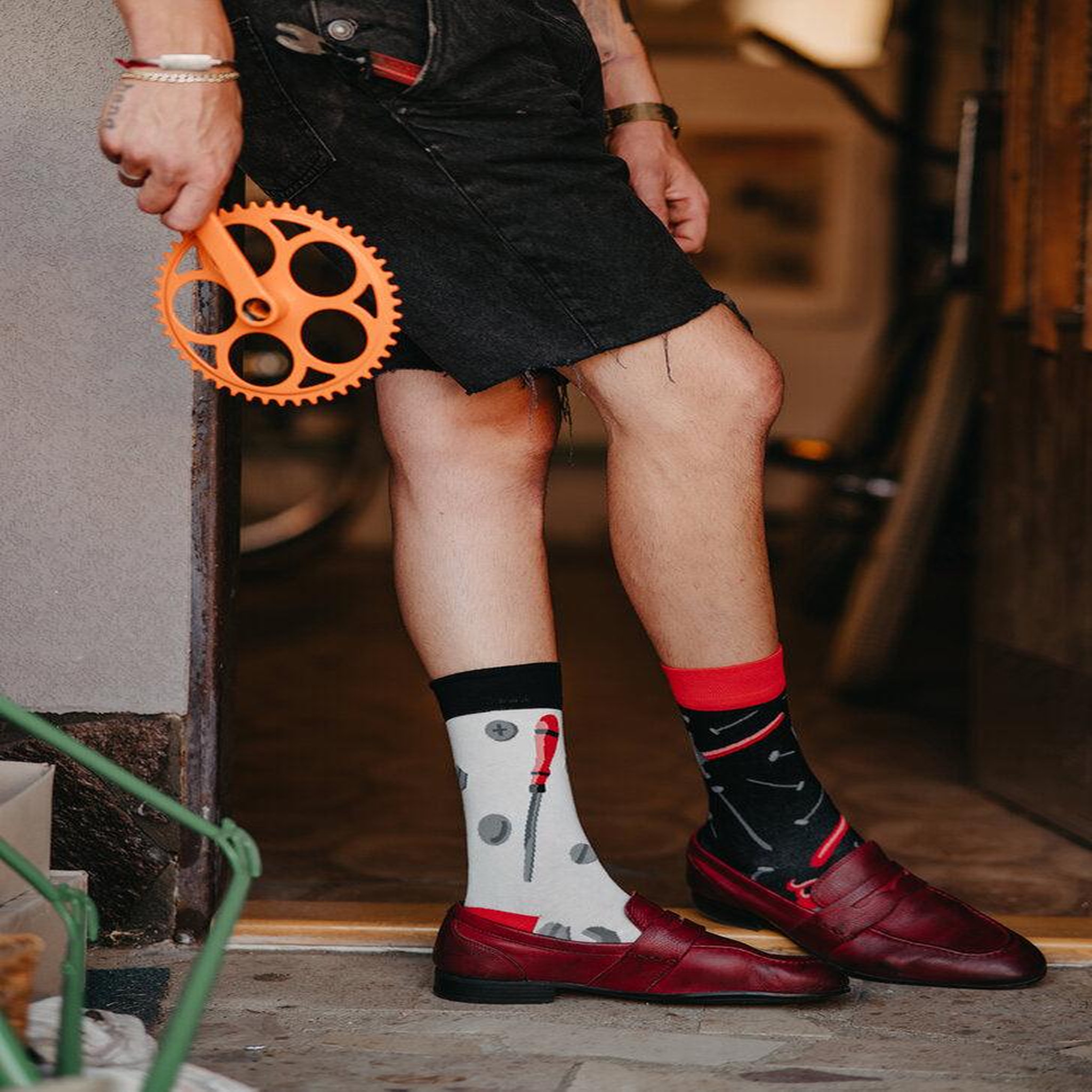 Voir la diapositive 4 : DEDOLES Chaussettes maître du bricolage