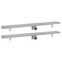 Voir la diapositive 2 : VIDAXL Drain de douche lineaire 2 pc 1030 x 140 mm Acier inoxydable