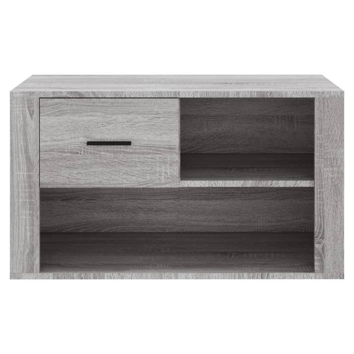 VIDAXL Armoire a chaussures Sonoma gris 80x35x45 cm Bois d'ingenierie