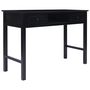 Voir la diapositive 2 : VIDAXL Bureau Noir 110 x 45 x 76 cm Bois