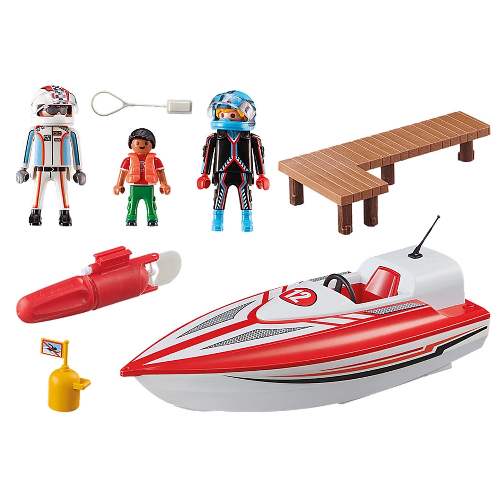 Voir la diapositive 5 : PLAYMOBIL Sports et Action Bateau et moteur submersible