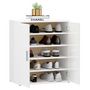 Voir la diapositive 4 : VIDAXL Armoire a chaussures Blanc brillant 60x35x70 cm Bois ingenierie