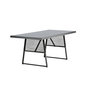 Voir la diapositive 3 : Paris Prix Table de Jardin en Verre  Dallas  193cm Noir