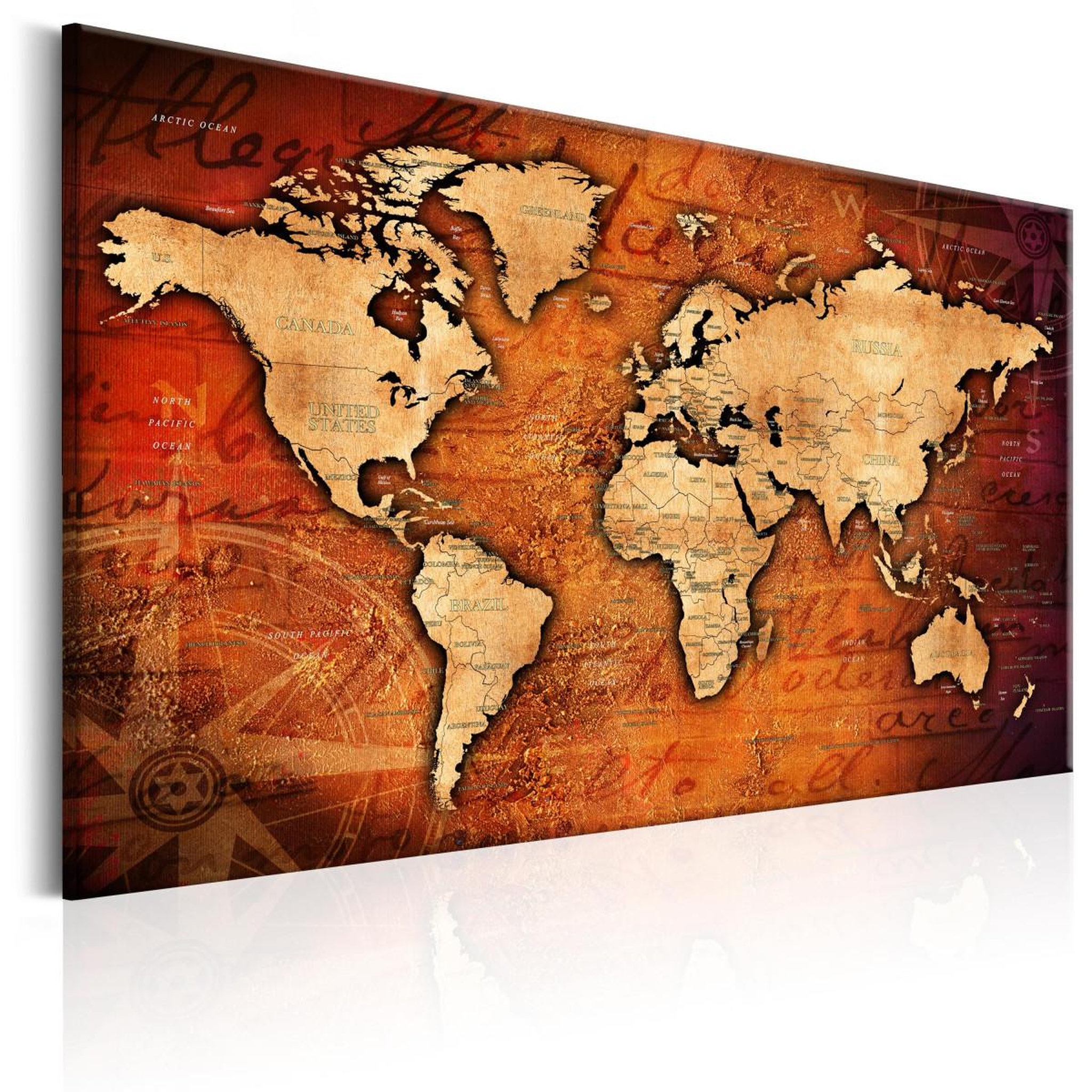 Voir la diapositive 1 : Paris Prix Tableau imprimé  amber world