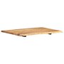 Voir la diapositive 5 : VIDAXL Dessus de table Bois d'acacia massif 80x(50-60)x2,5 cm
