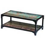 VIDAXL Table basse Bois de recuperation massif