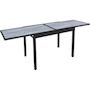 Voir la diapositive 3 : Habitat et Jardin Table de jardin en aluminium extensible  Lagos  - 140/280 x 90 x 76 cm - Gris