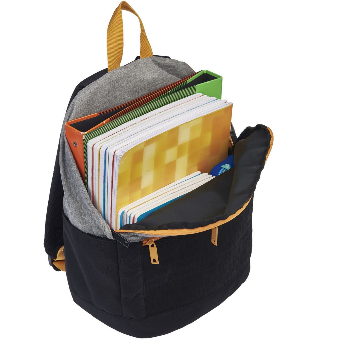 YOUNG'S ATTITUDE Sac à dos 1 compartiment bicolore gris TRENDY BORNE