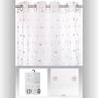 Voir la diapositive 3 : TOILINUX Lot de 2 Rideaux pour chambre d'enfant avec pompons Lilo
