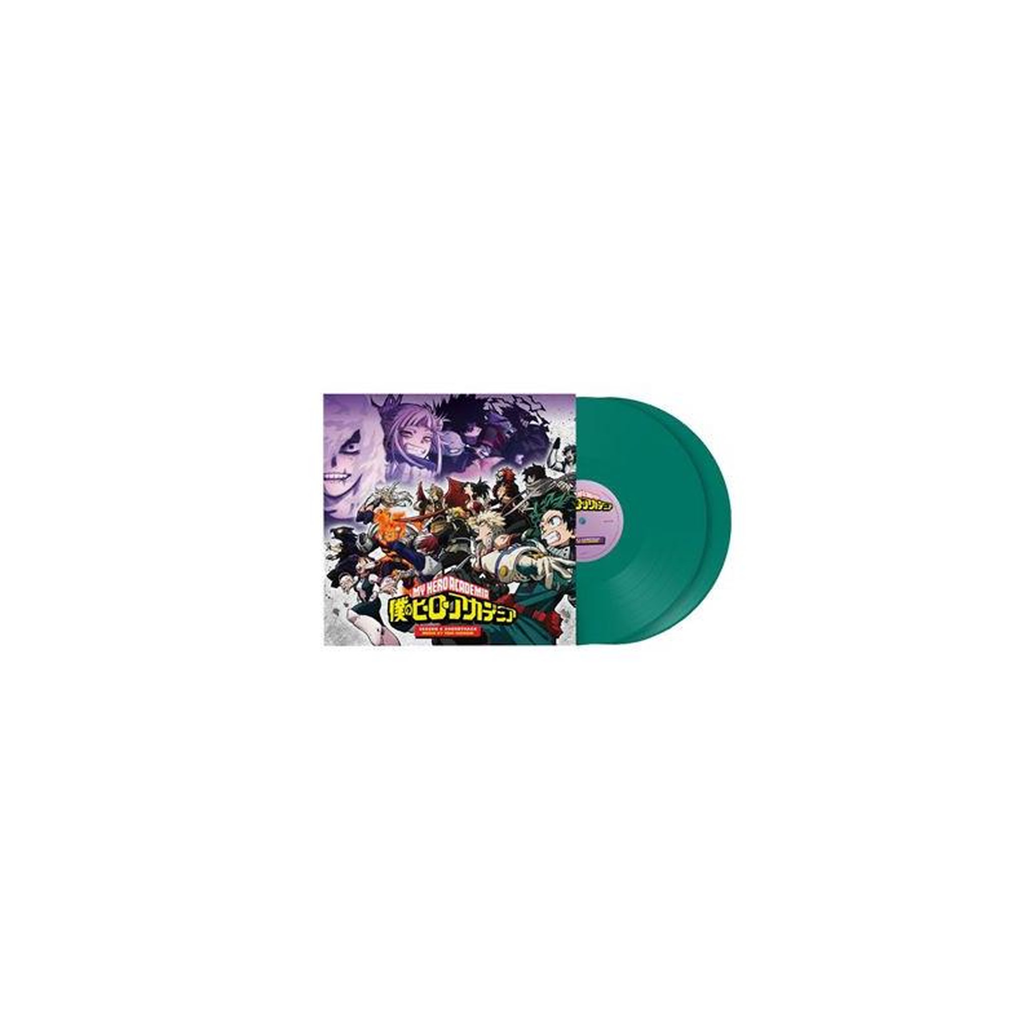 Vinyle coffret double vinyle vert 140 g my hero academia saison 6