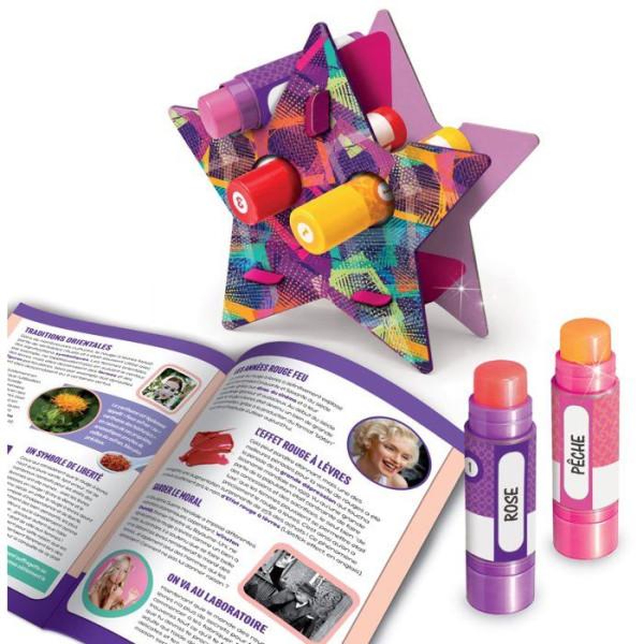 Voir la diapositive 3 : LISCIANI GIOCHI I'm A Genius La Science des Rouges à Lèvres - Coffret créatif - LISCIANI - Cosmétique DIY