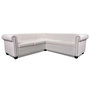 Voir la diapositive 4 : VIDAXL Canape d'angle Chesterfield 5 plc Cuir artificiel Blanc