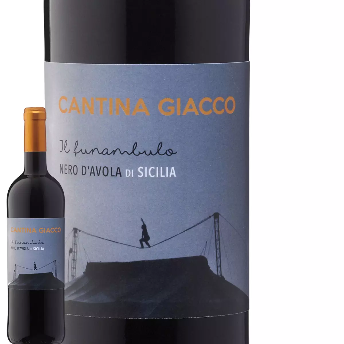 Cantina Giacco Il Funambulo Vin de Sicile Nero D'Avola Rouge 2015