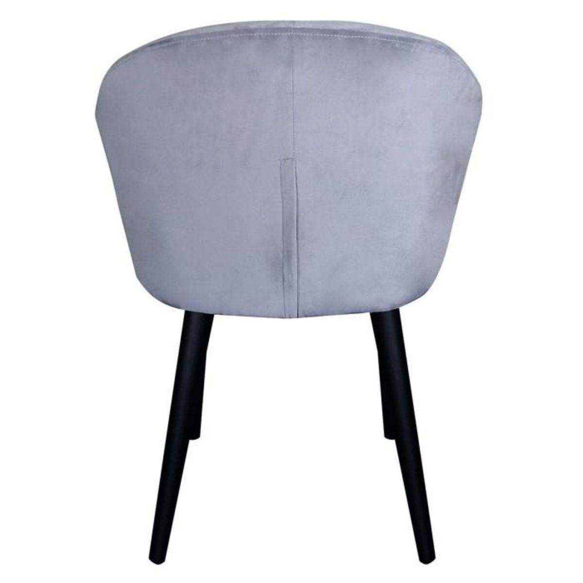 Paris Prix Fauteuil Design en Velours  Glany  81cm Argent
