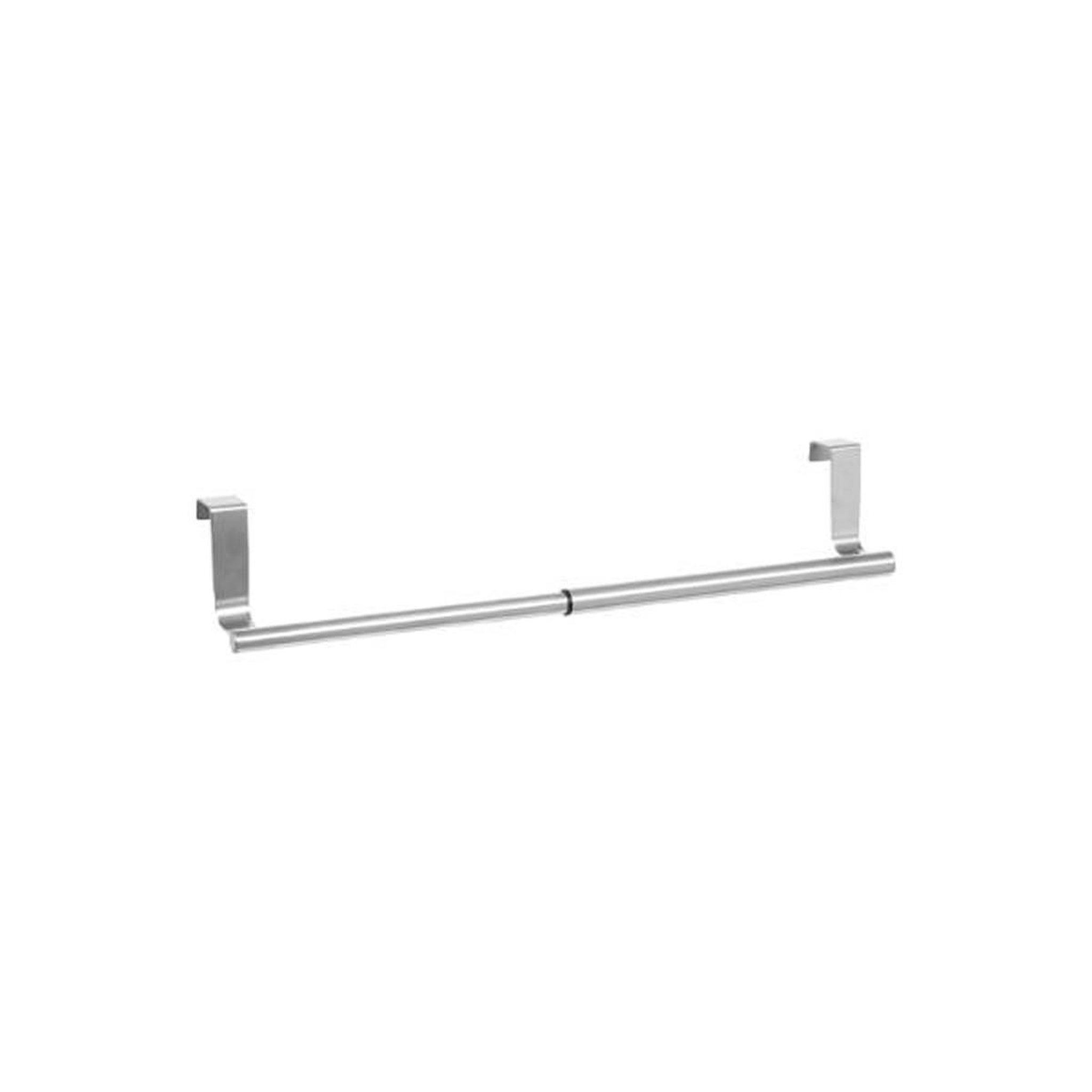 Voir la diapositive 2 : FIVE Patère de placard inox  extensible  41cm argent