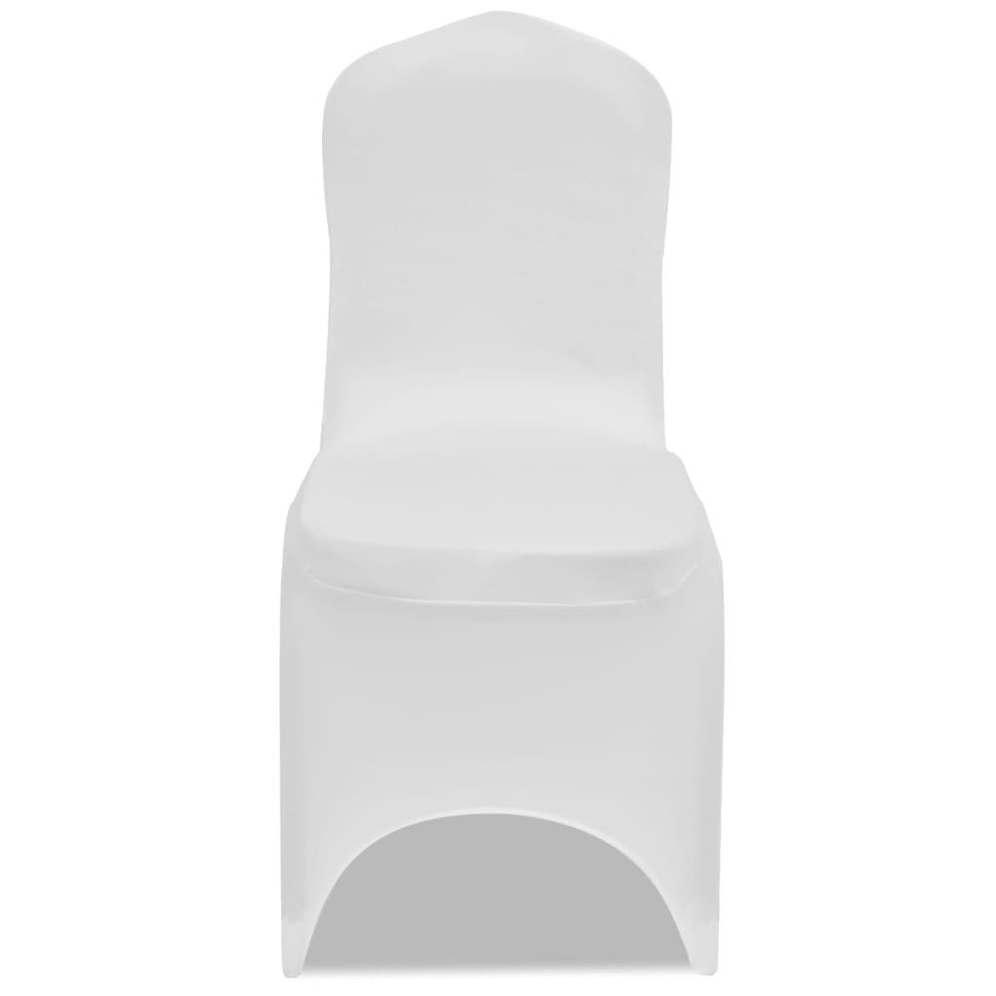 Voir la diapositive 2 : VIDAXL Housse de chaise extensible 100 pcs Blanc