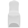 Voir la diapositive 2 : VIDAXL Housse de chaise extensible 100 pcs Blanc