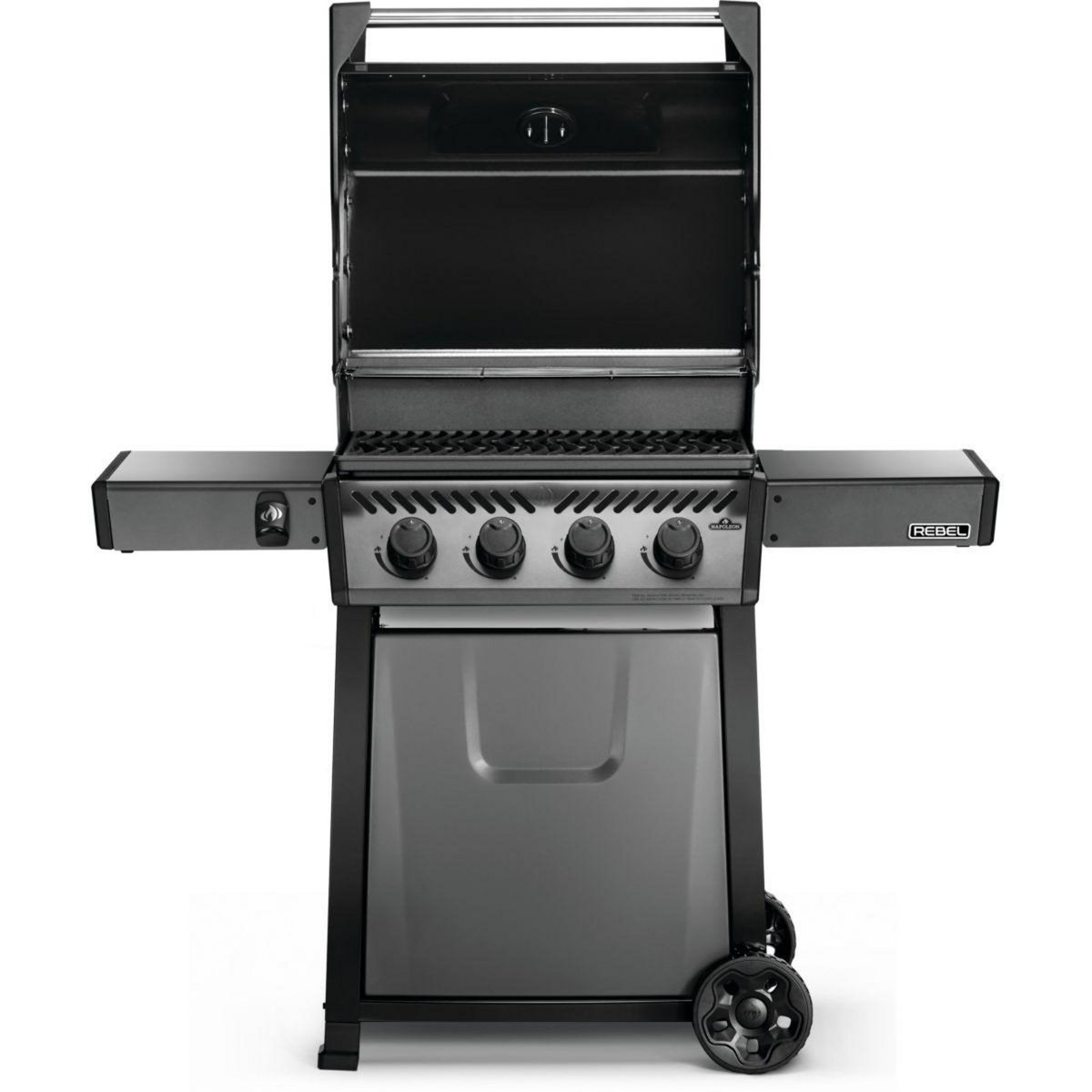 NAPOLEON Barbecue gaz Freestyle  F425PGT-FR noir 4 bruleurs sur chariot, 60x45 cm