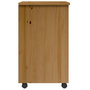 Voir la diapositive 4 : VIDAXL Armoire roulante avec tiroirs MOSS bois de pin marron miel