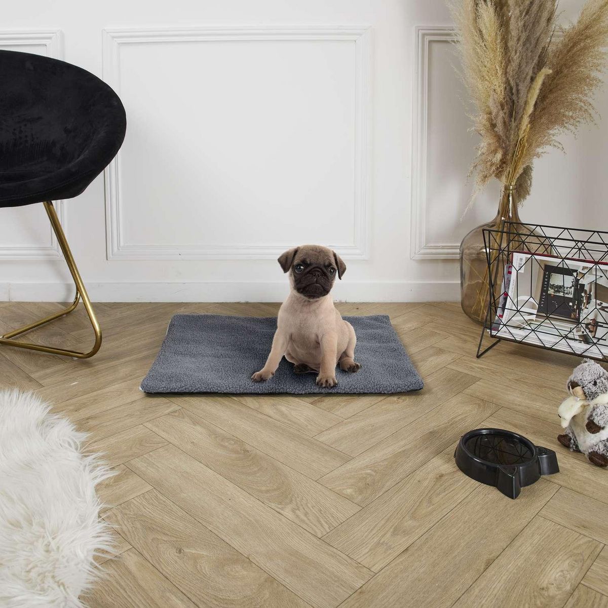 The concept Factory Tapis thermique isolant pour chien et chat - Gris