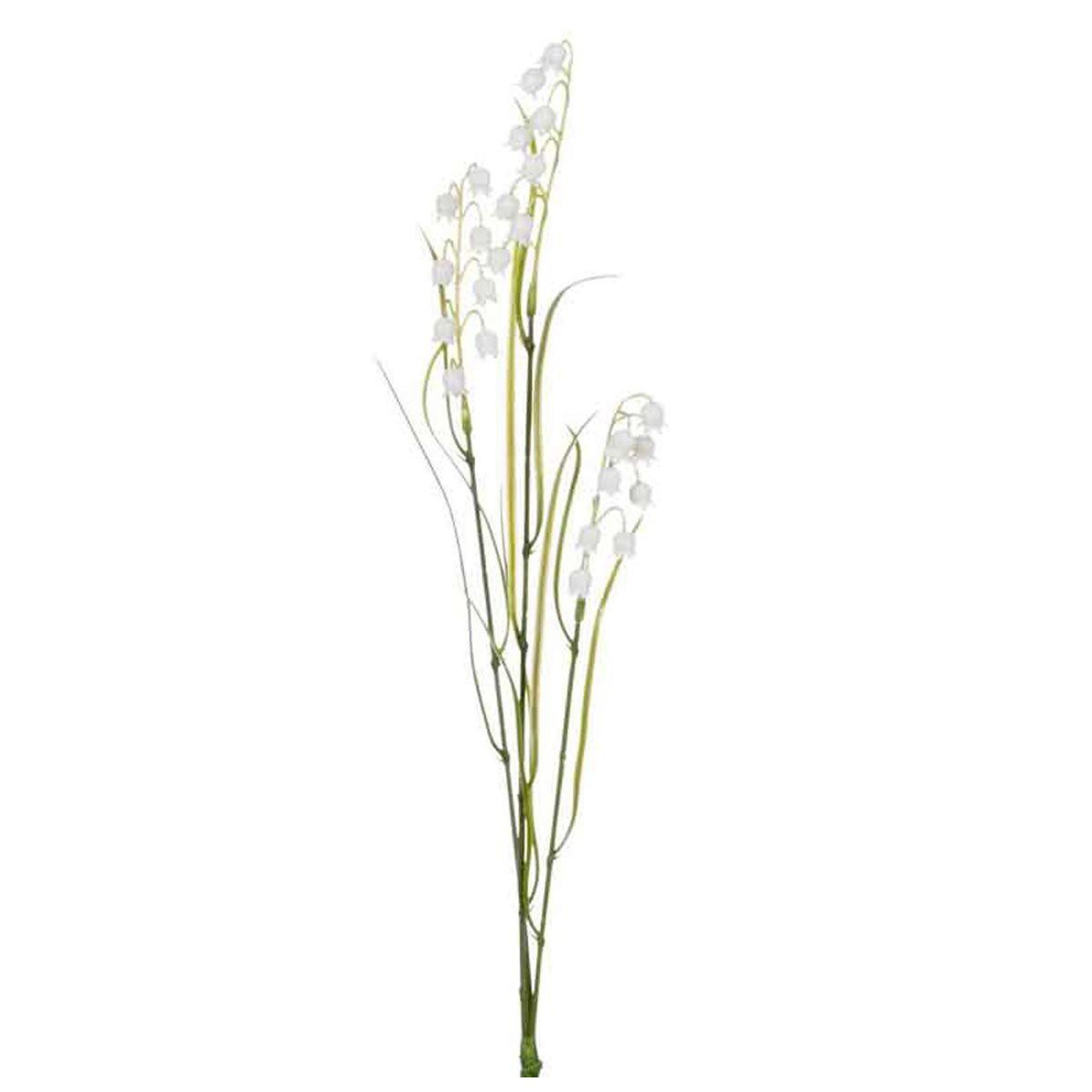 J-LINE Fleur artificielle  branche perce-neige  42cm vert