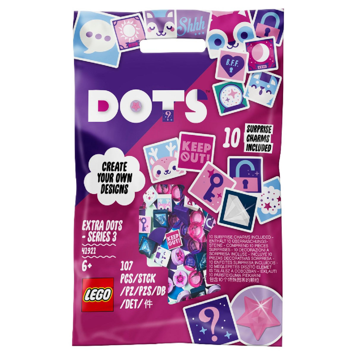 LEGO DOTS 41921 Tuiles de décoration DOTS