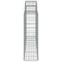 Voir la diapositive 5 : VIDAXL Paniers a gabions arques 18 pcs 200x30x100/120 cm Fer galvanise