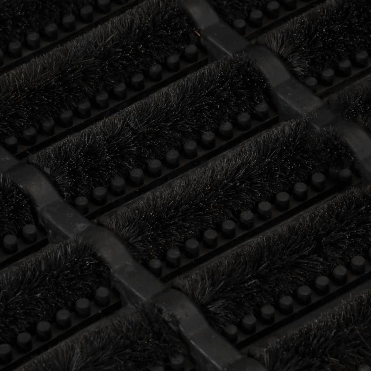 VIDAXL Paillasson rectangulaire 40x60 cm caoutchouc et fibre de coco