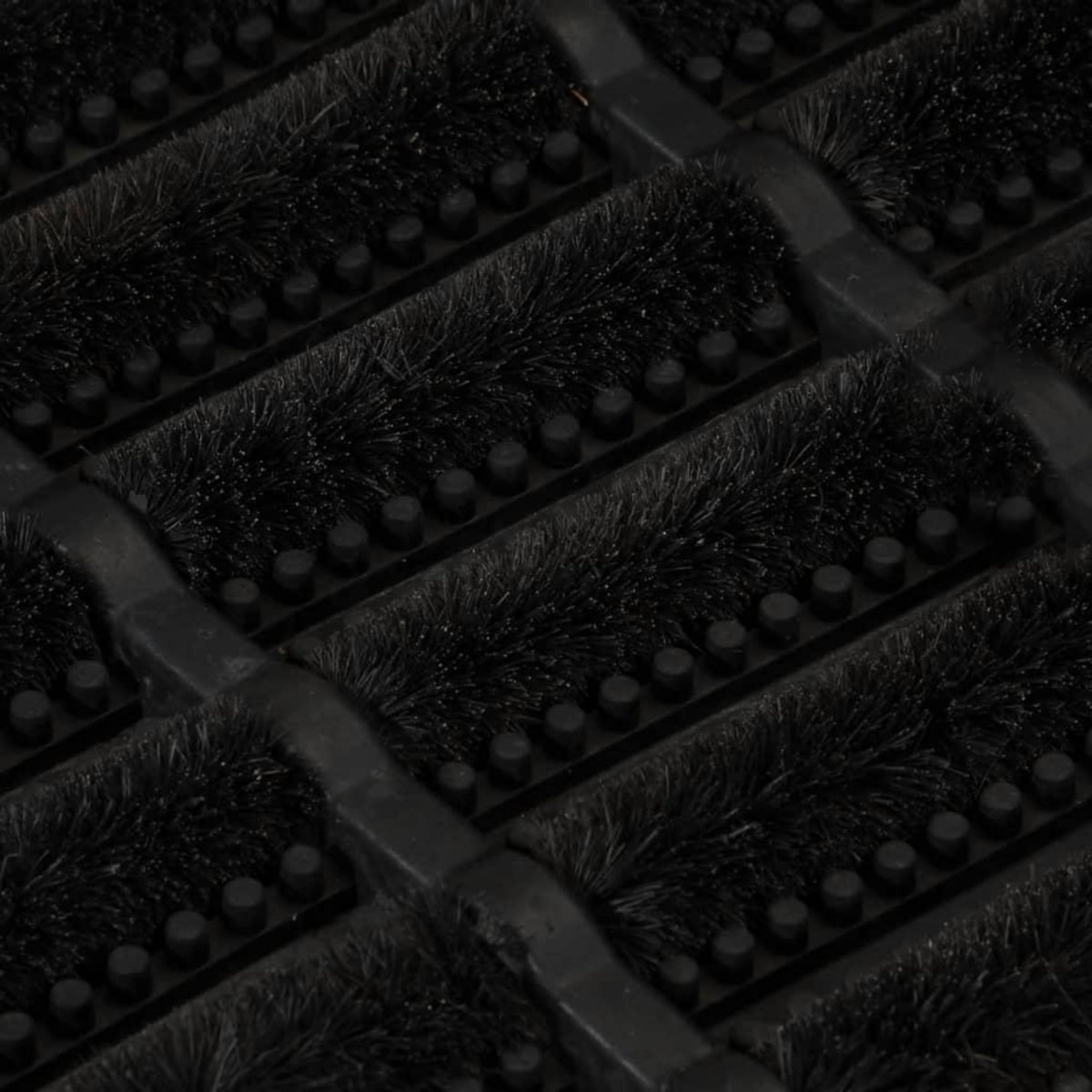 VIDAXL Paillasson rectangulaire 40x60 cm caoutchouc et fibre de coco