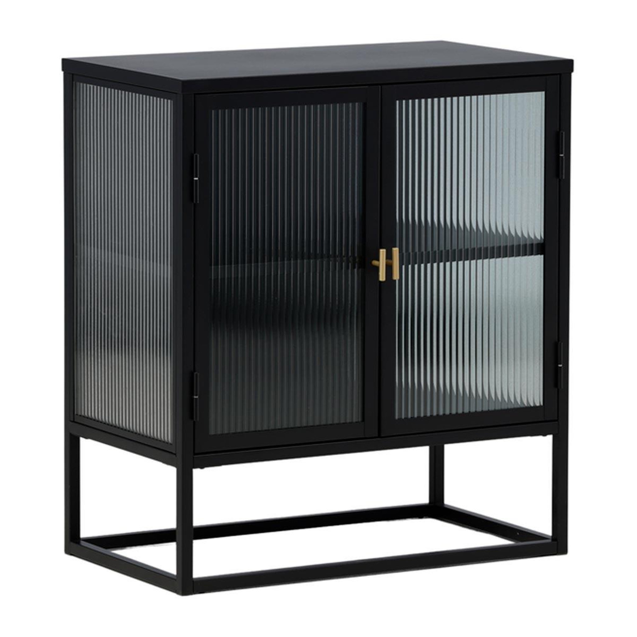 Paris Prix Vitrine 2 portes design  garis  80cm noir