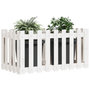 Voir la diapositive 3 : VIDAXL Lit sureleve de jardin design de cloture 100x50x70cm pin massif